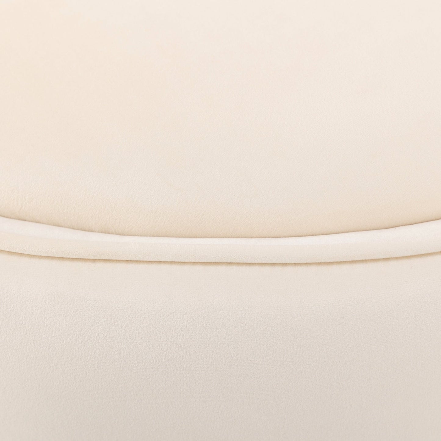 Poltrona girevole a 360° in velluto con cuscino di seduta, poltrona imbottita a botte con base in acciaio inossidabile, sedia da soggiorno