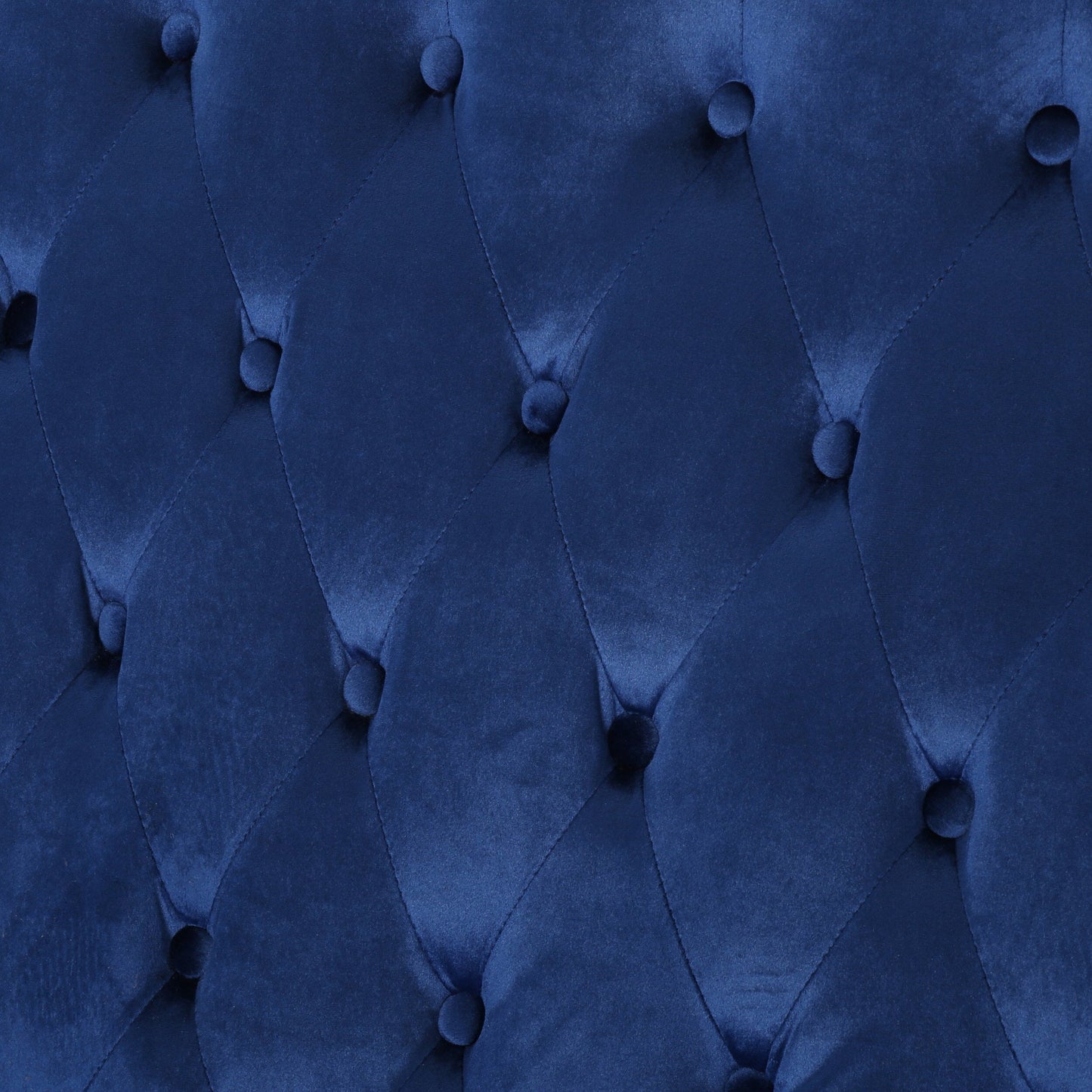 Divano a due posti con schienale alto e bottoni in velluto