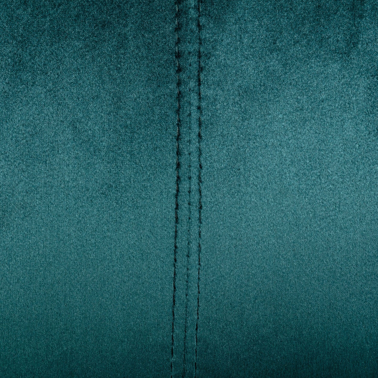 Divano a 3 posti in velluto con cuciture a canale e gambe in metallo