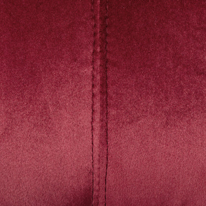 Divano a 3 posti in velluto con cuciture a canale e gambe in metallo