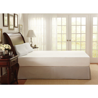 WHITE by Sarah Peyton - Materasso e cuscino in memory foam king-size con supporto tradizionale in peluche da 10 pollici