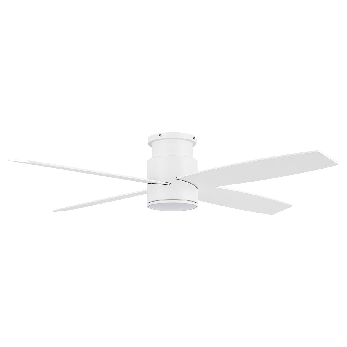 Ventilatore da soffitto a filo WINGBO da 44/52 pollici con luci e telecomando, 4 pale reversibili