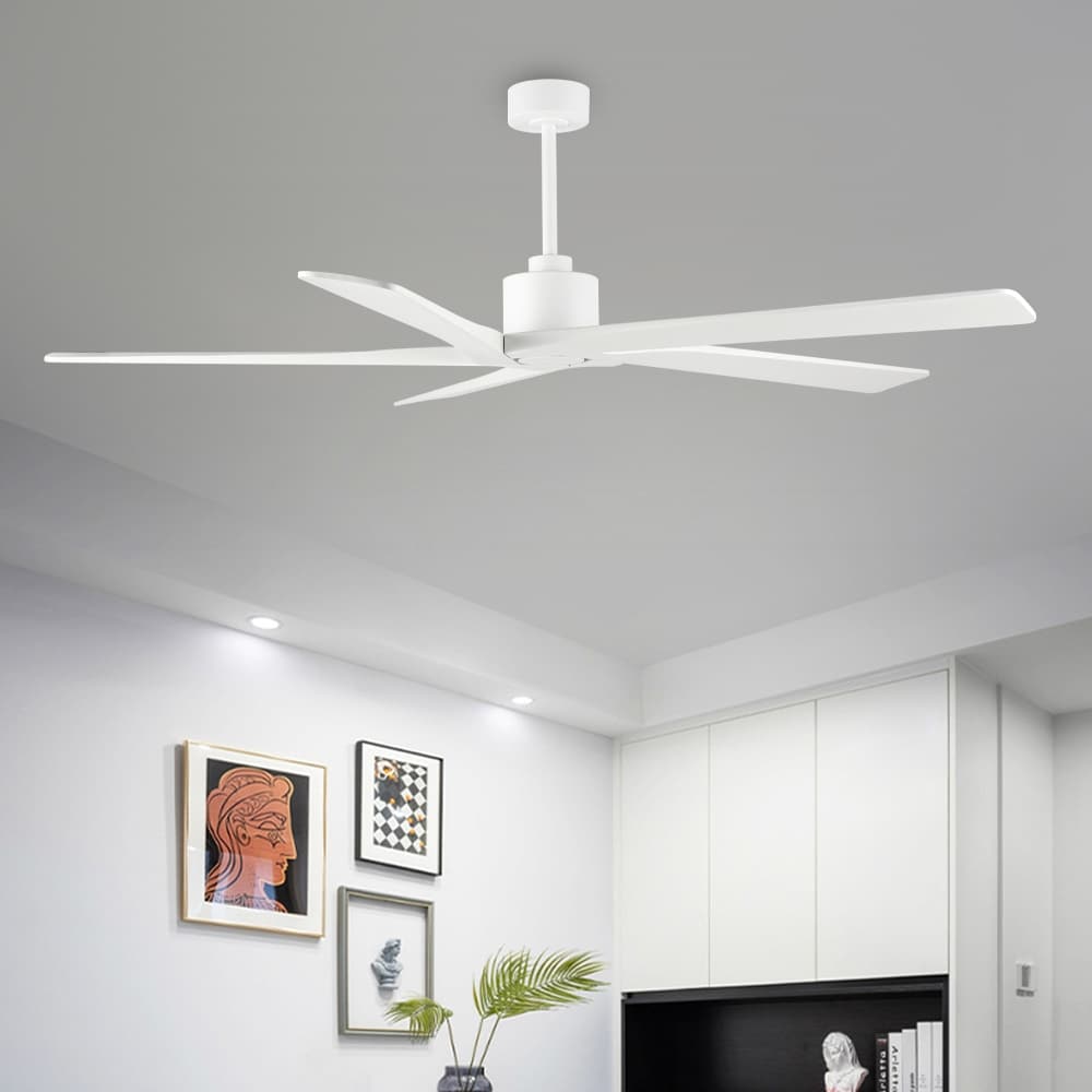 Ventilatore da soffitto per interni con motore CC WINGBO da 54 pollici senza luci - N/D