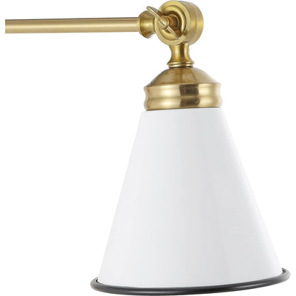 Applique da parete industriale WINGBO con braccio girevole e paralume in metallo, confezione da 2...