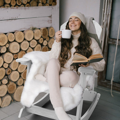 Sedia a dondolo da esterno WINSOON adatta a tutte le stagioni, set da 2