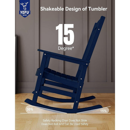 Sedia a dondolo da esterno WINSOON adatta a tutte le stagioni, set da 2