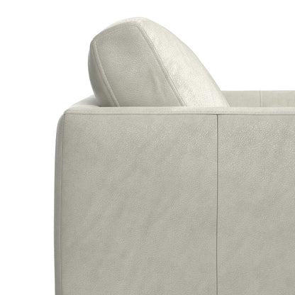 Divano a due posti in vera pelle WYNDENHALL Danbury da 60 pollici di larghezza