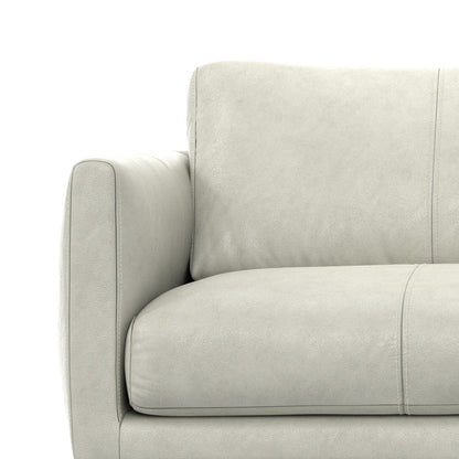 Divano moderno WYNDENHALL Danbury Mid-Century da 81 pollici in vera pelle