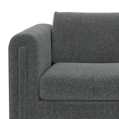 Divano a due posti contemporaneo WYNDENHALL Drayton da 61 pollici di larghezza in tessuto tecnico a trama fitta - 61 L x 38 P x 30 A