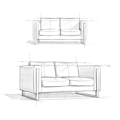 Divano moderno e contemporaneo WYNDENHALL Hillcrest da 62 pollici di larghezza in vera pelle