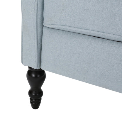 Poltrona reclinabile con schienale alto e rivestimento in tessuto Walter di Christopher Knight Home