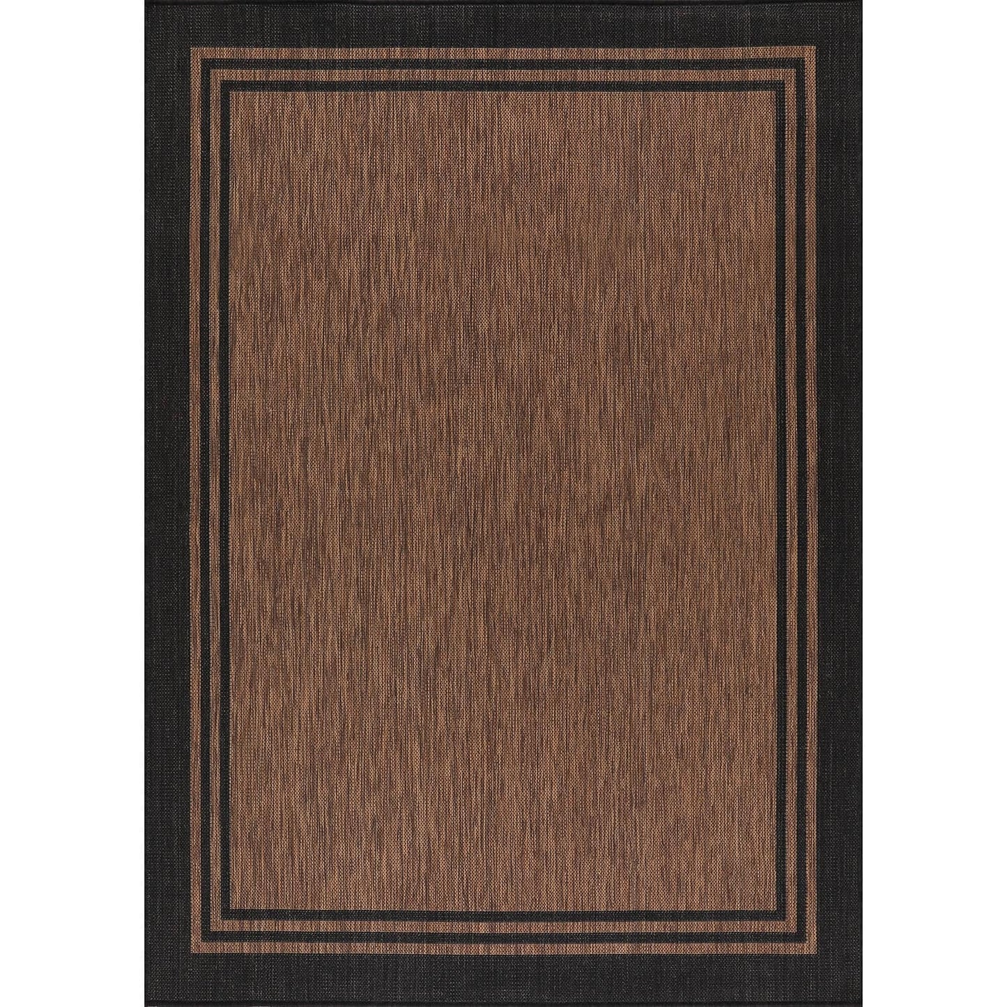 Tappeto lavabile con bordo per interni ed esterni, per patio, terrazza, veranda