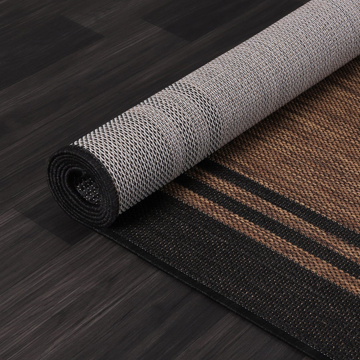 Tappeto lavabile con bordo per interni ed esterni, per patio, terrazza, veranda