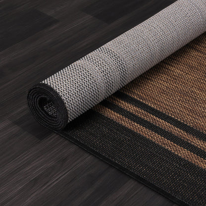 Tappeto lavabile con bordo per interni ed esterni, per patio, terrazza, veranda