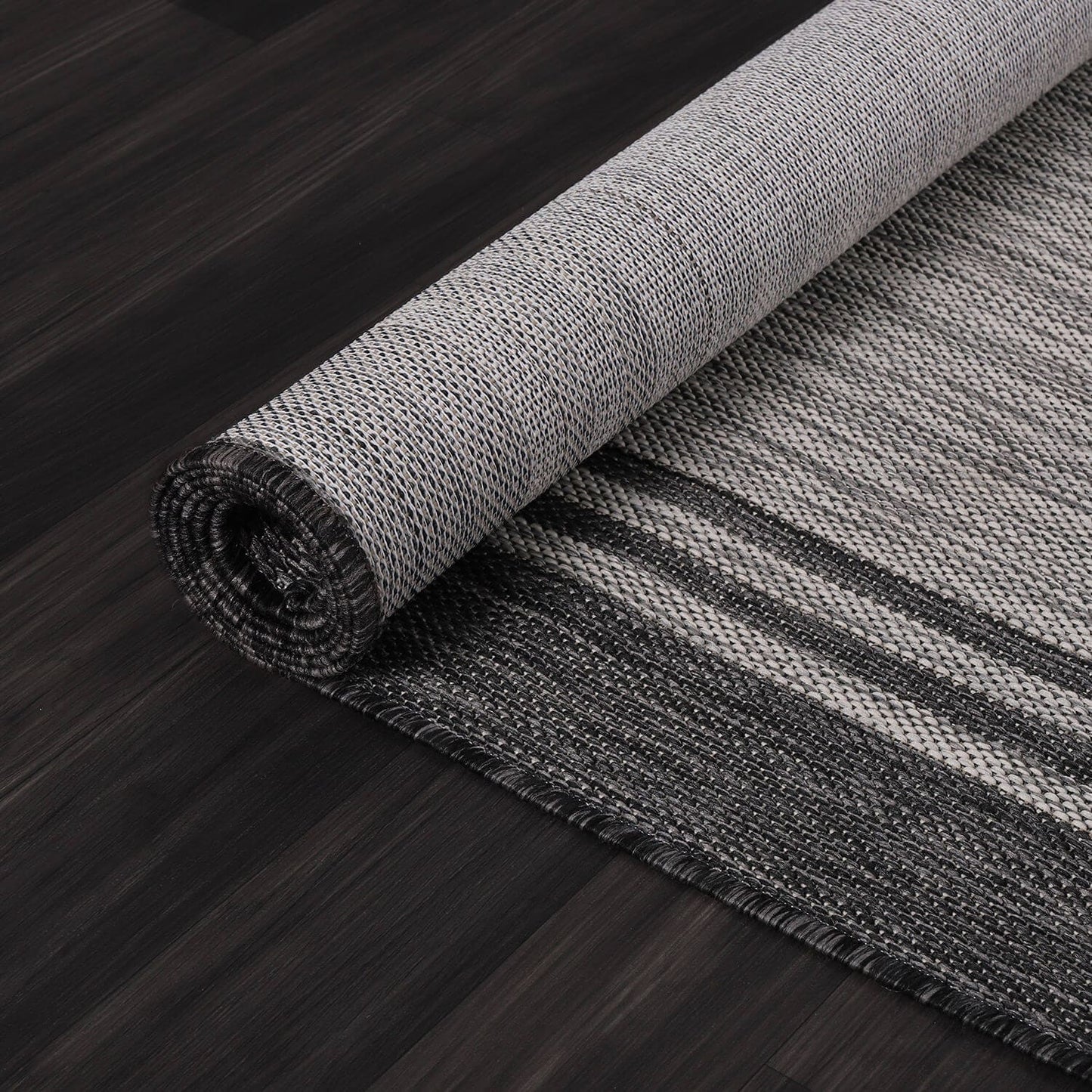 Tappeto lavabile con bordo per interni ed esterni, per patio, terrazza, veranda