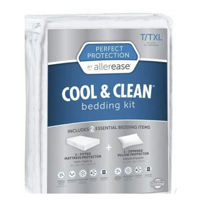 Coprimaterasso impermeabile con angoli per letto matrimoniale e matrimoniale XL