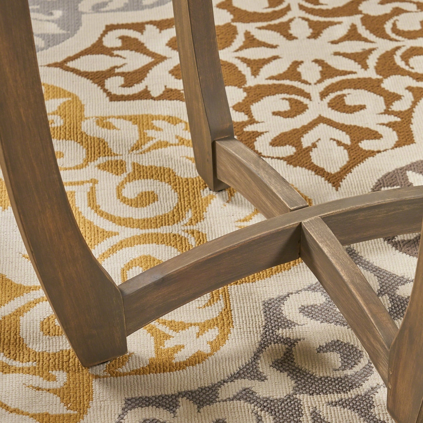 Set da bistrot Waverley da esterno a 2 posti in legno di acacia di Christopher Knight Home