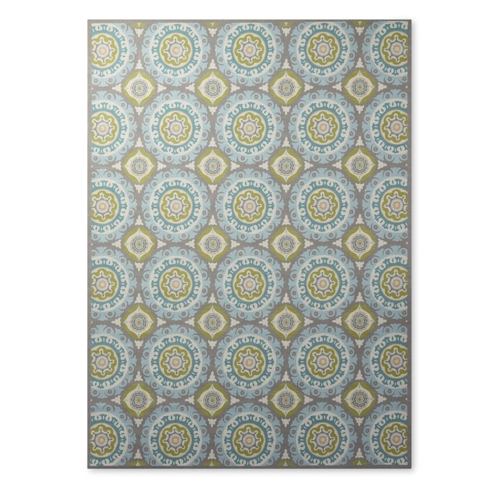 Tappeto Waverly Sun N' Shade per interni ed esterni Boho Medallion