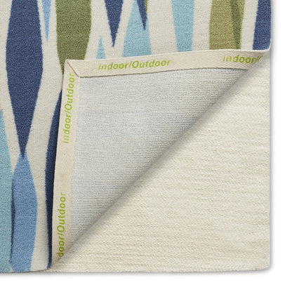 Tappeto Waverly Sun N' Shade moderno astratto per interni ed esterni