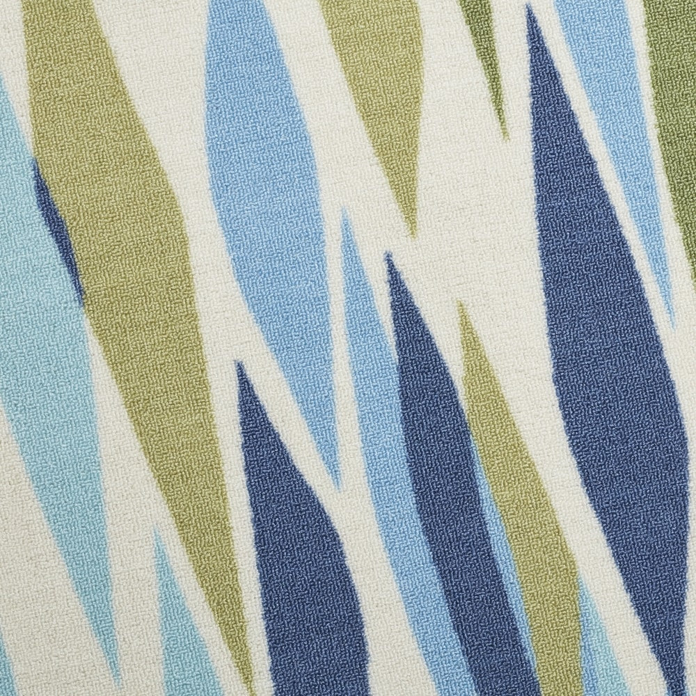 Tappeto Waverly Sun N' Shade moderno astratto per interni ed esterni