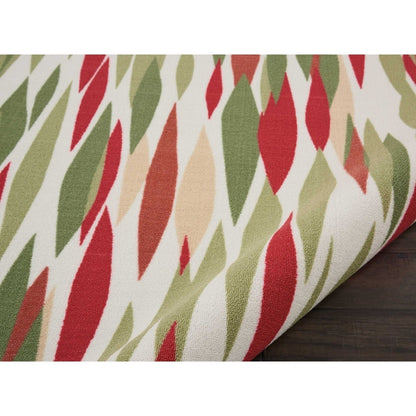 Tappeto Waverly Sun N' Shade moderno astratto per interni ed esterni