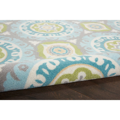 Tappeto Waverly Sun N' Shade per interni ed esterni Boho Medallion