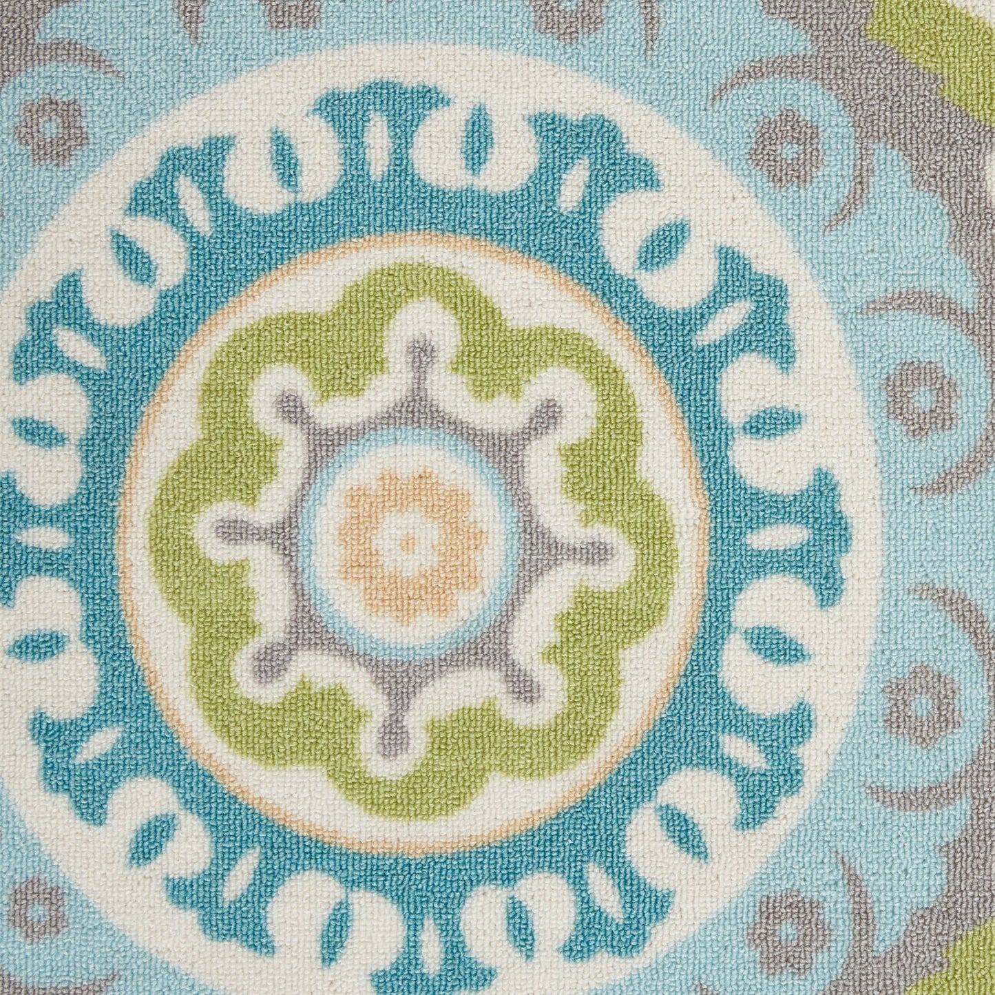 Tappeto Waverly Sun N' Shade per interni ed esterni Boho Medallion