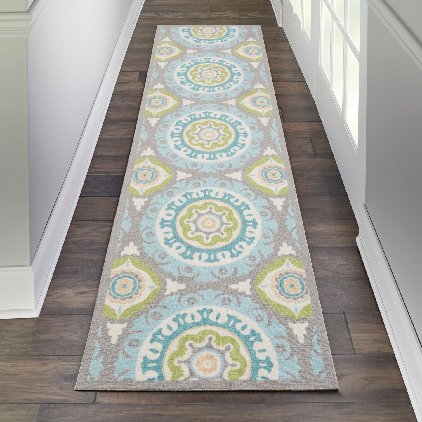 Tappeto Waverly Sun N' Shade per interni ed esterni Boho Medallion