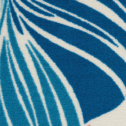 Tappeto moderno Waverly Sun N' Shade per interni/esterni con motivo botanico