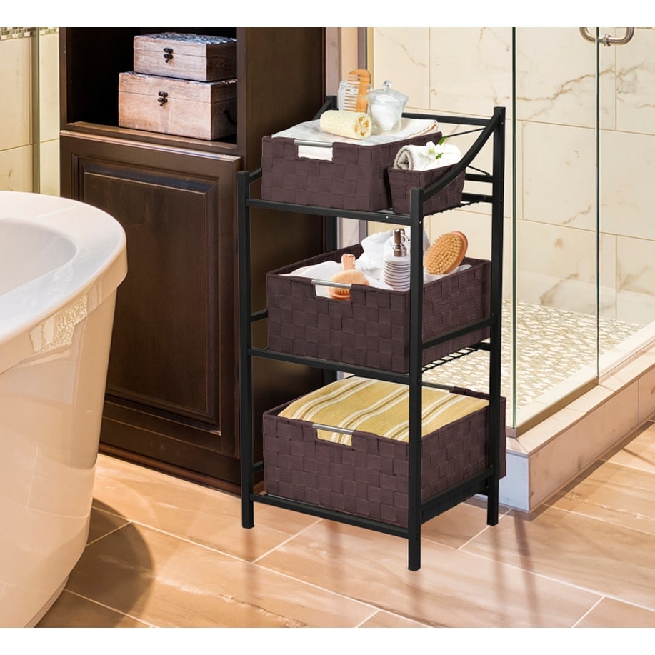 Set di cestini intrecciati da 7 pezzi