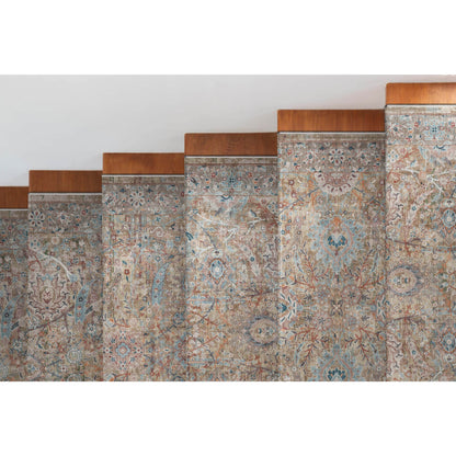 Tappeto vintage Emilia a trama piatta Asha ben tessuto