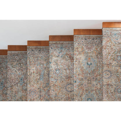 Tappeto vintage Emilia a trama piatta Asha ben tessuto