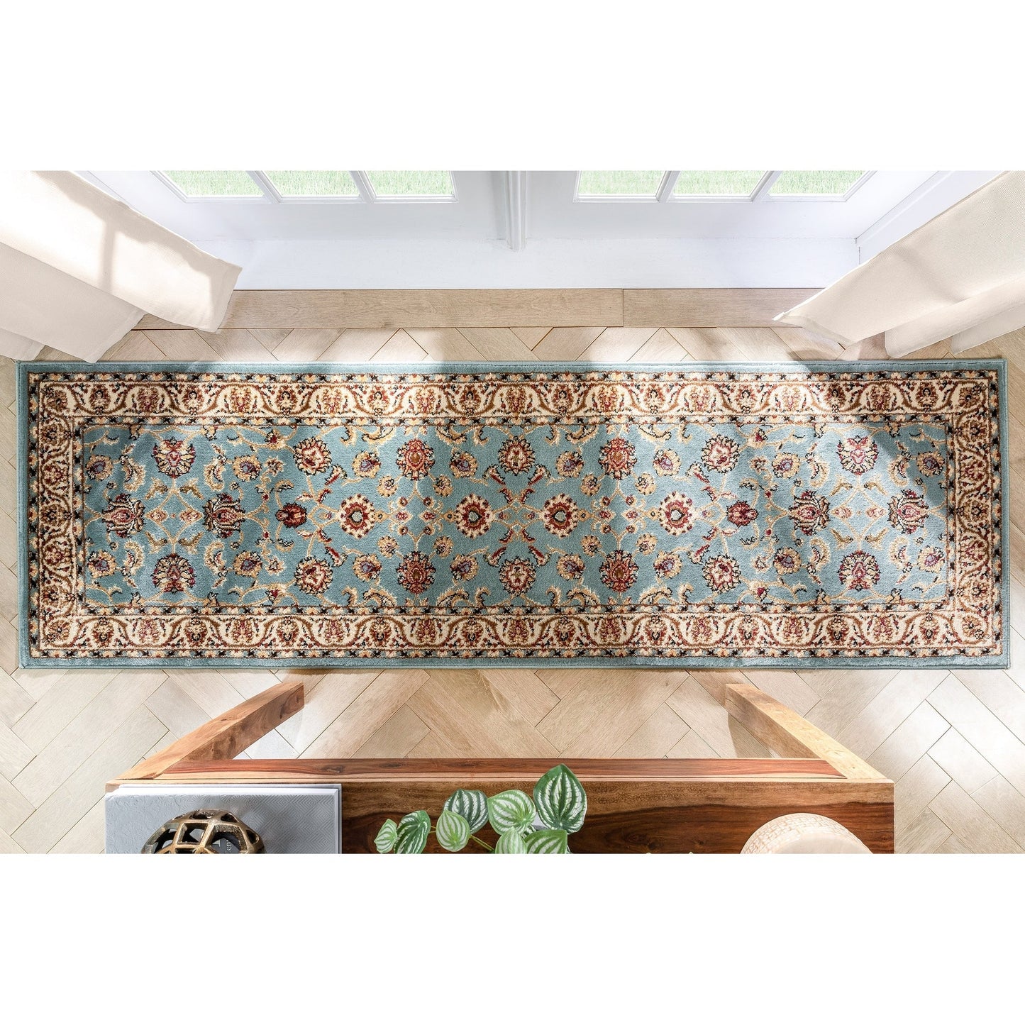 Tappeto tradizionale persiano orientale Barclay Sarouk ben tessuto