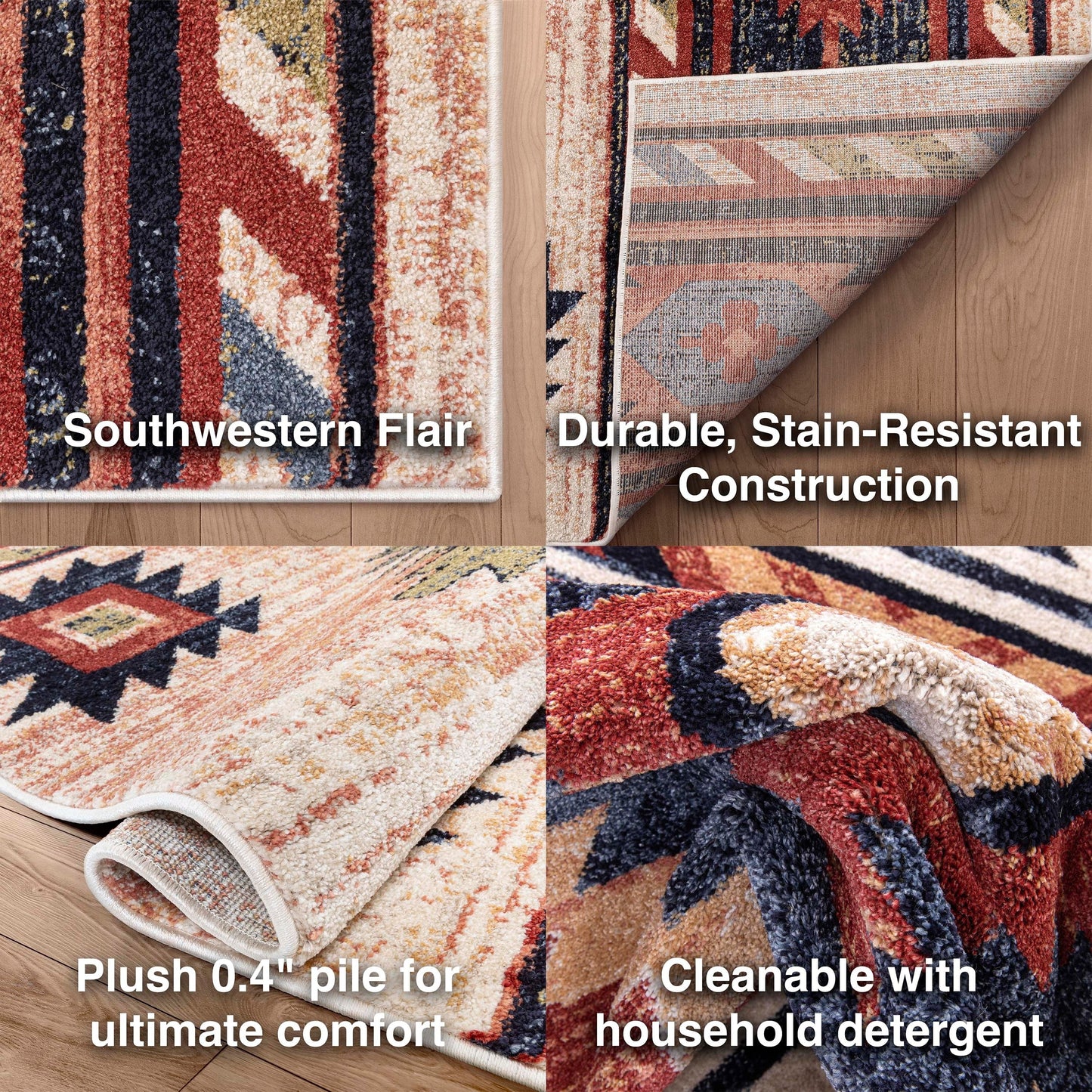 Tappeto tribale del sud-ovest di Tulsa Lea ben tessuto