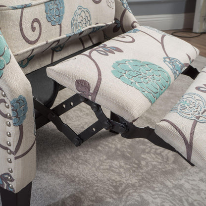 Poltrona reclinabile Wescott Wingback Pushback di Christopher Knight Home