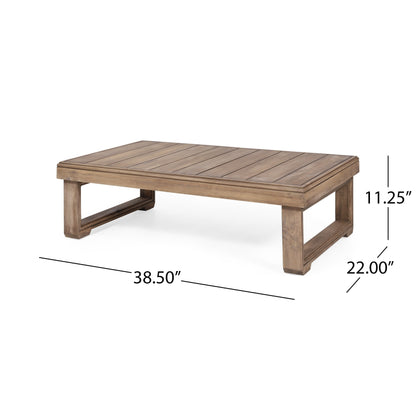 Set da salotto Westchester in acacia da 4 pezzi di Christopher Knight Home