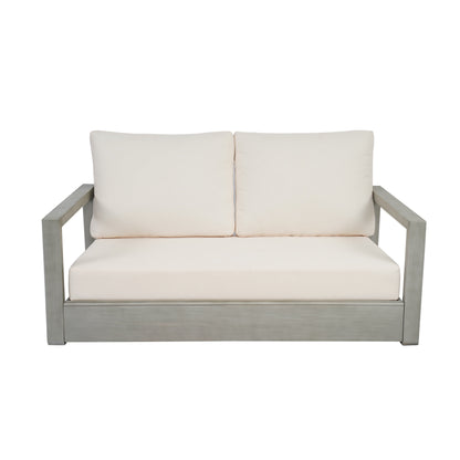 Set da salotto Westchester in acacia da 4 pezzi di Christopher Knight Home