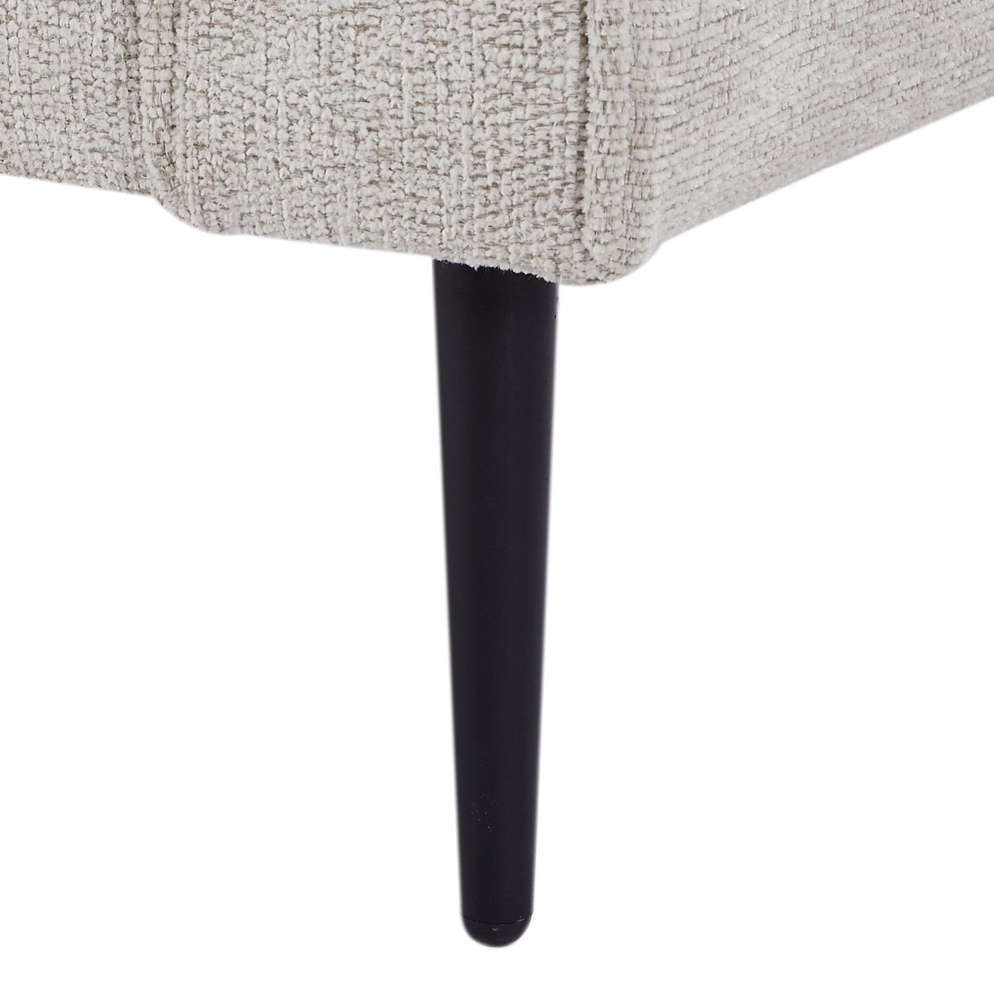 Divano imbottito in tessuto high-tech bianco 56.69 con 2 cuscini per soggiorno