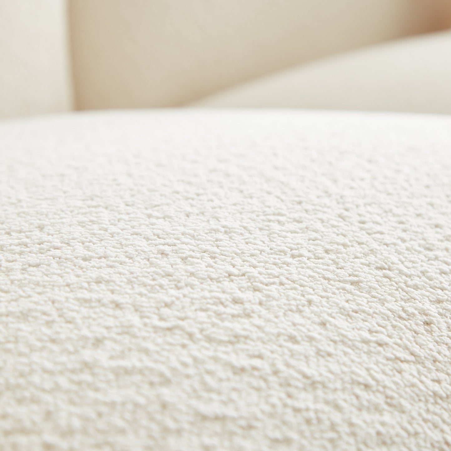 Divano a due posti oversize bianco da 87'' con gambe in metallo, struttura in legno massello, 2 cuscini, morbido e resistente