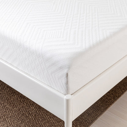 Materasso in memory foam gel bianco da 8 pollici, misura standard
