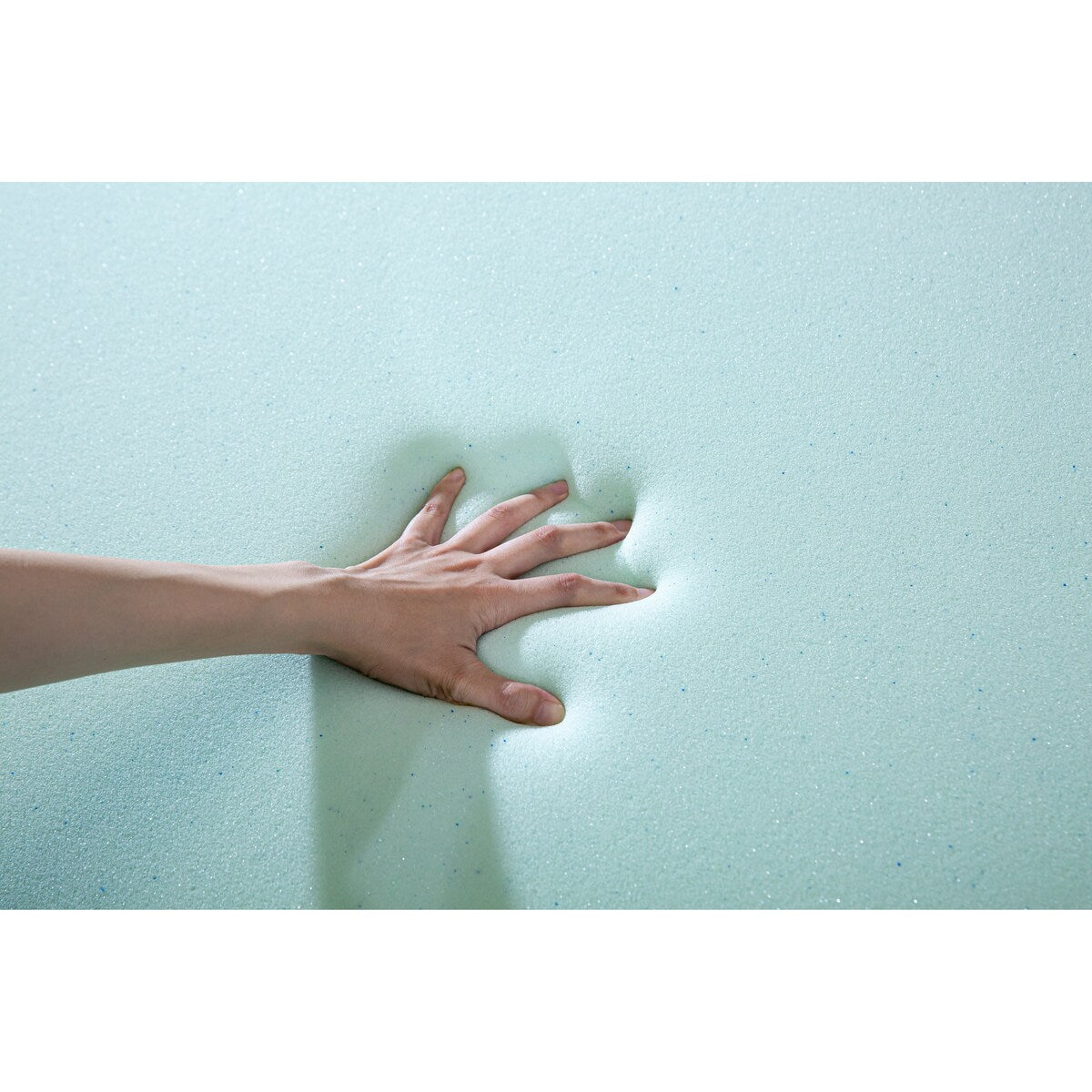 Materasso in memory foam gel bianco da 8 pollici, misura standard