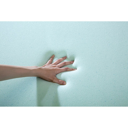 Materasso in memory foam gel bianco da 8 pollici, misura standard