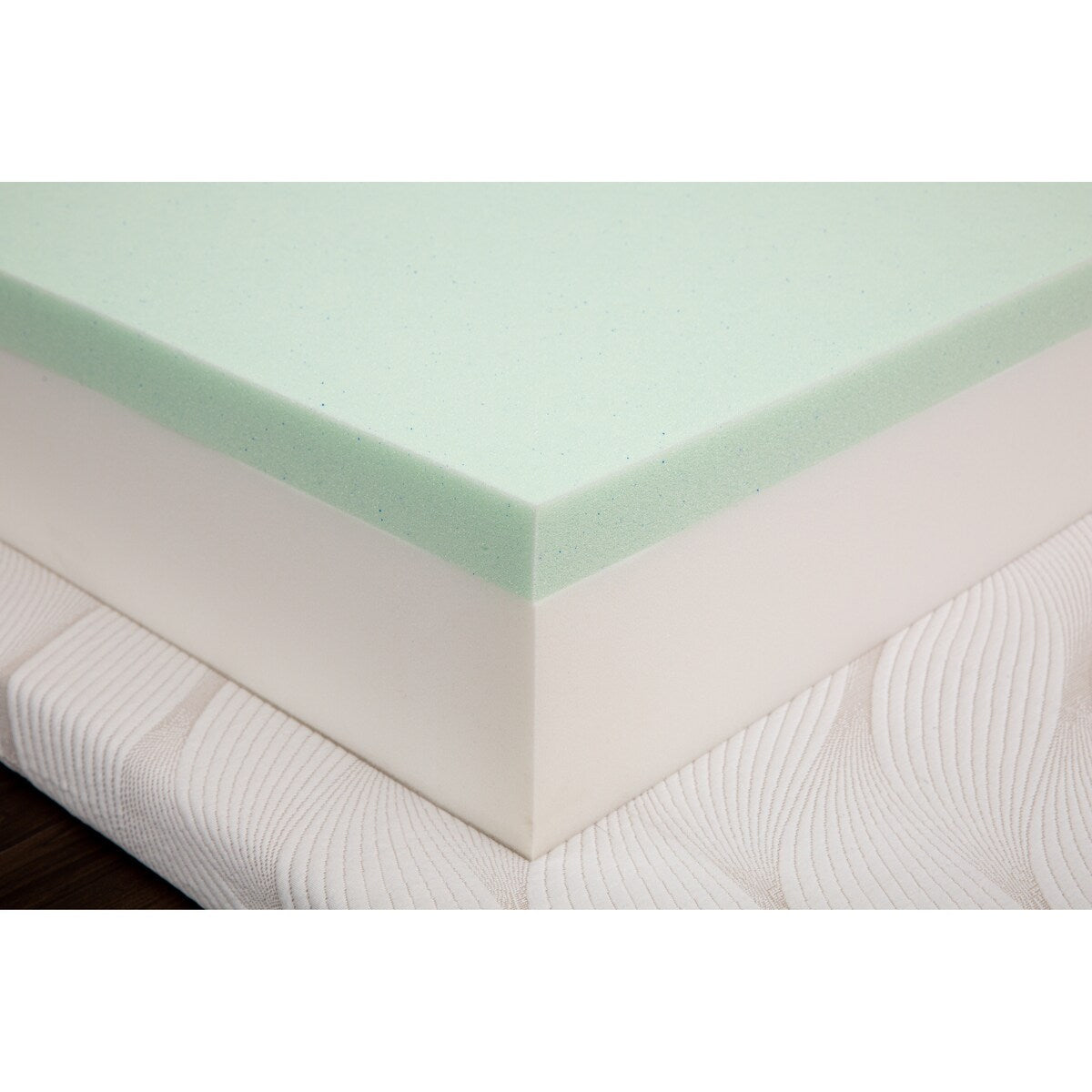 Materasso in memory foam gel bianco da 8 pollici, misura standard