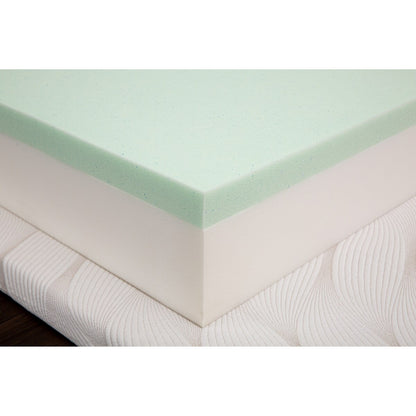 Materasso in memory foam gel bianco da 8 pollici, misura standard
