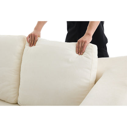 Divano letto trasformabile in ciniglia, moderno e minimalista, bianco, 70,87, con schienale rimovibile per soggiorno