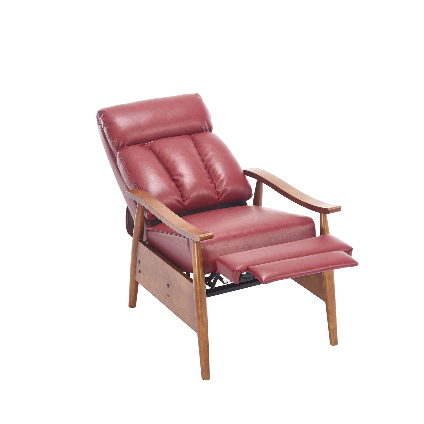 Poltrona chaise longue regolabile rosso vino 26.38