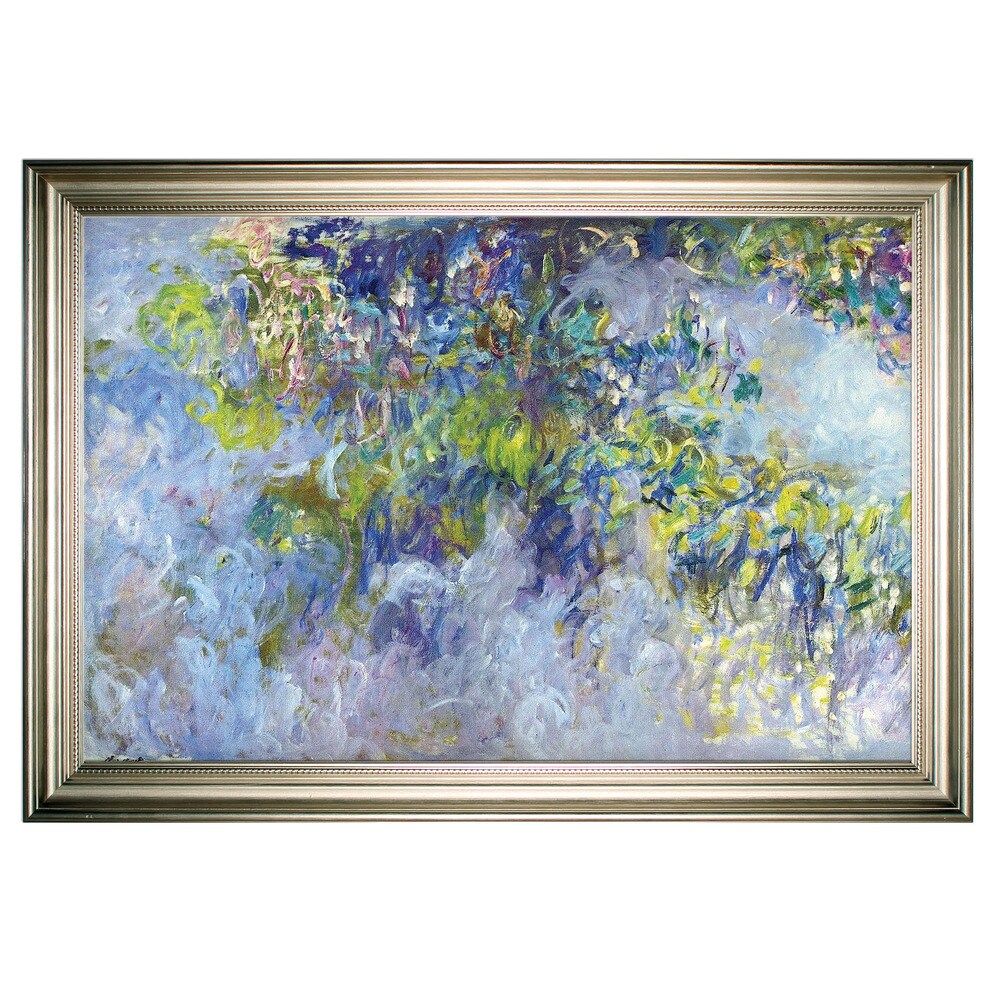Glicine -Claude Monet - Cornice d'argento