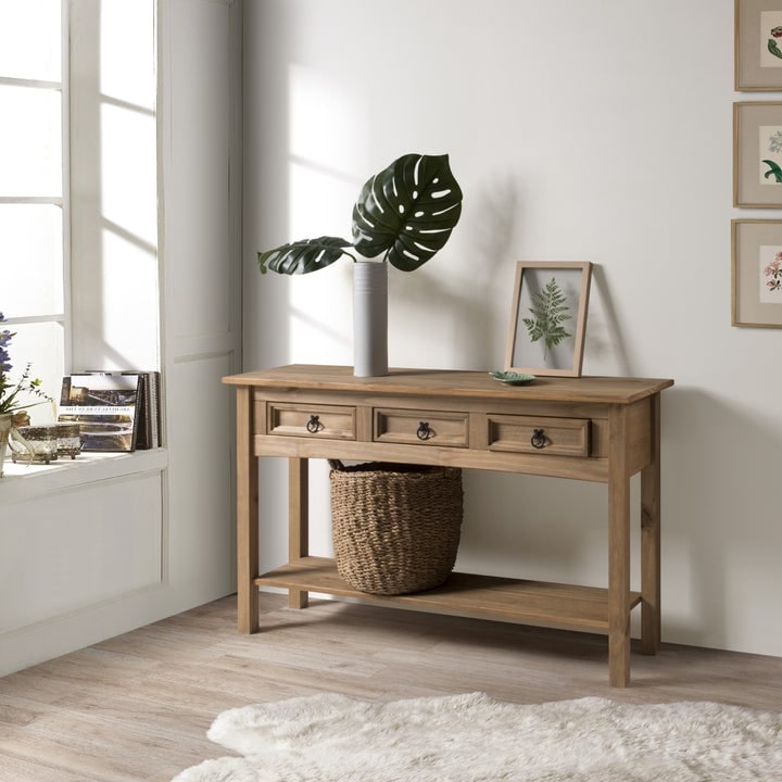 Consolle da ingresso in legno con 3 cassetti Corona | Furniture Dash - N/D