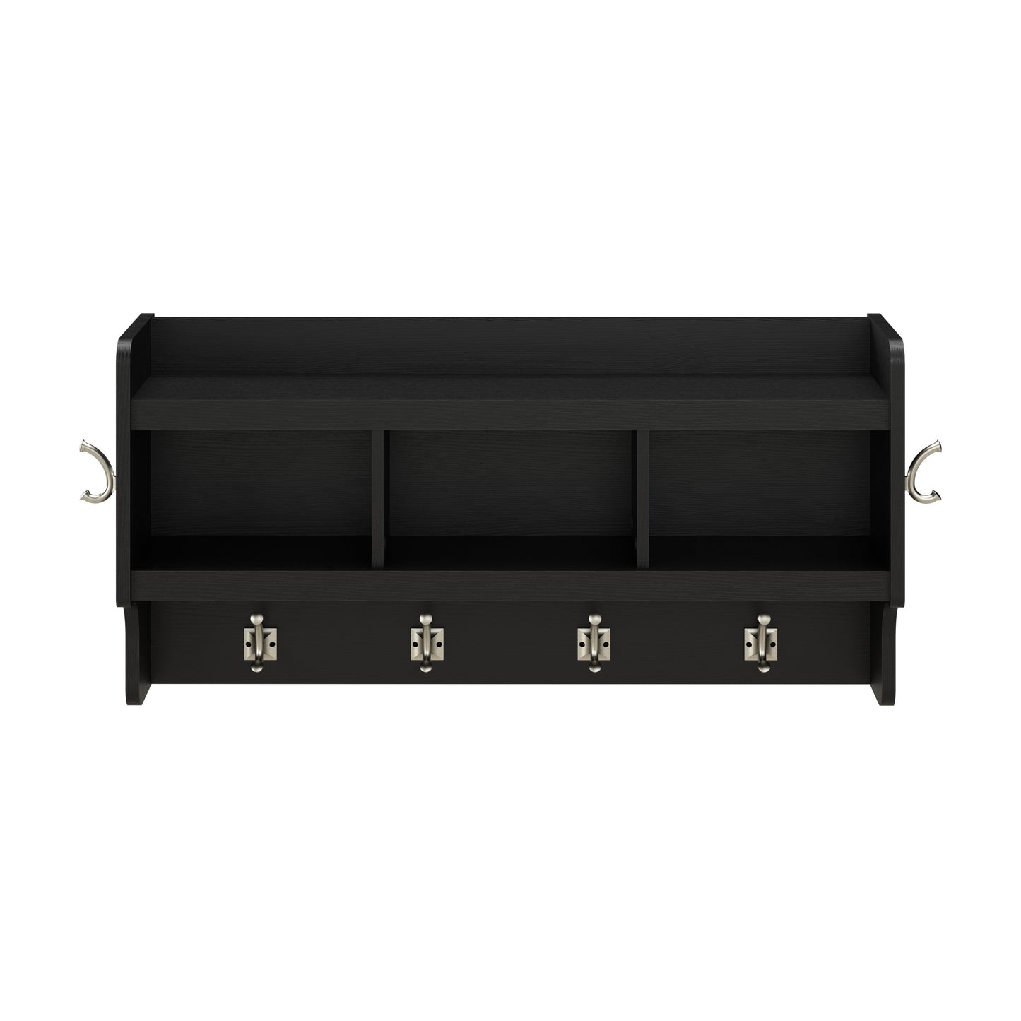 Appendiabiti da parete Woodland 40W con ripiano di Bush Furniture