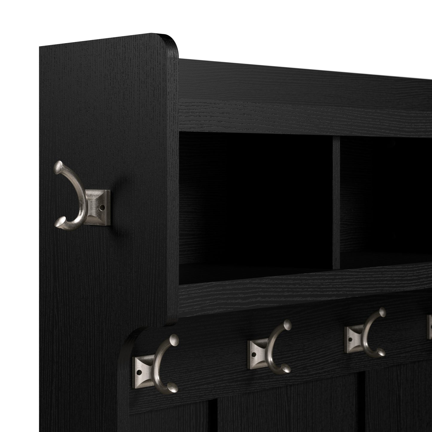 Appendiabiti da parete Woodland 40W con ripiano di Bush Furniture